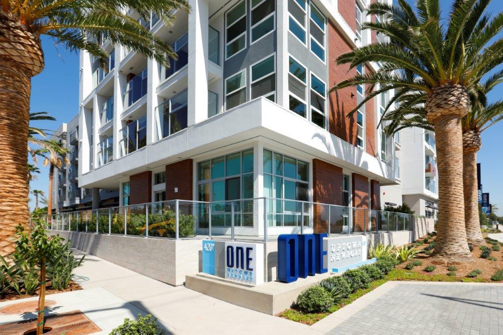 Exterior of One Uptown Newport in Newport Beach