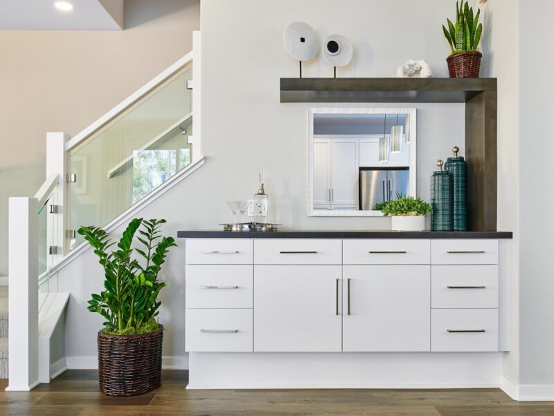 Home bar at Lyric plan 2 TriPointe Homes Irvine